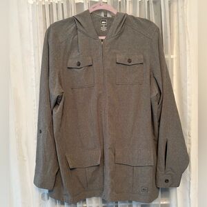 REI Women’s Gray Softshell Jacket 2X